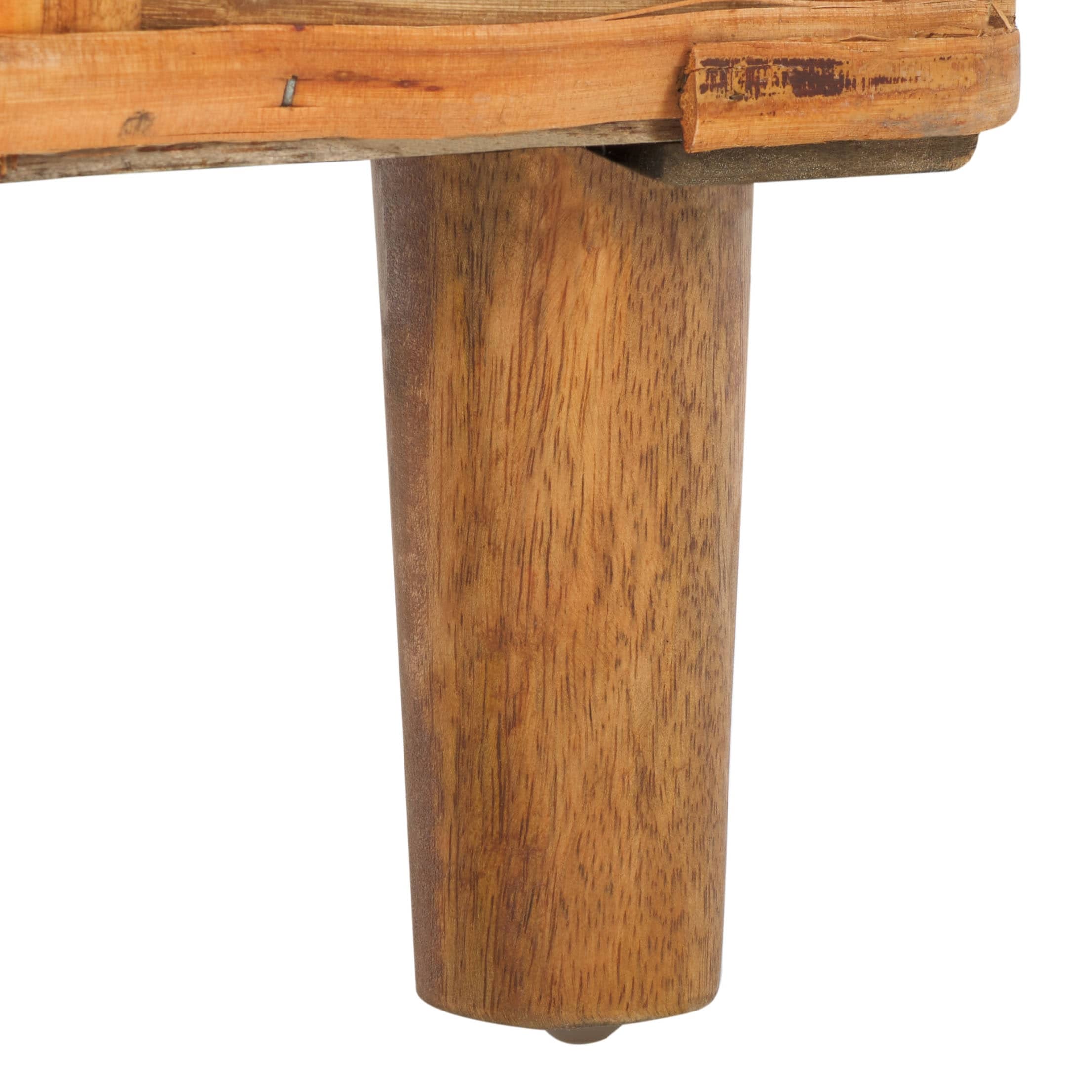 SAFAVIEH Danna Brown Bench - 43.9 x 14.8 x 21.1 - 44W x 15D x 21H