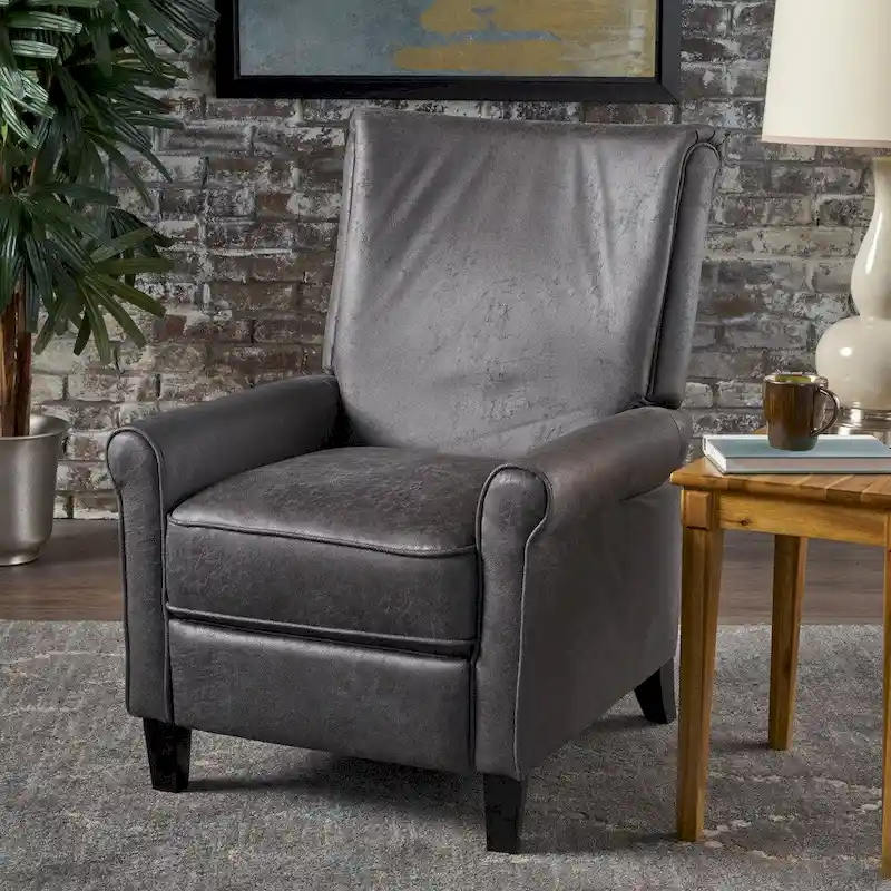 Traditional Microfiber Recliner Chair