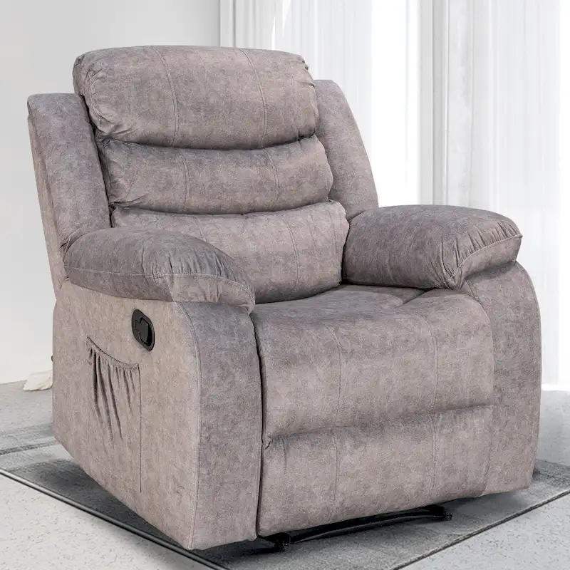 Soft Recliner Chair with Massage and Heat Function