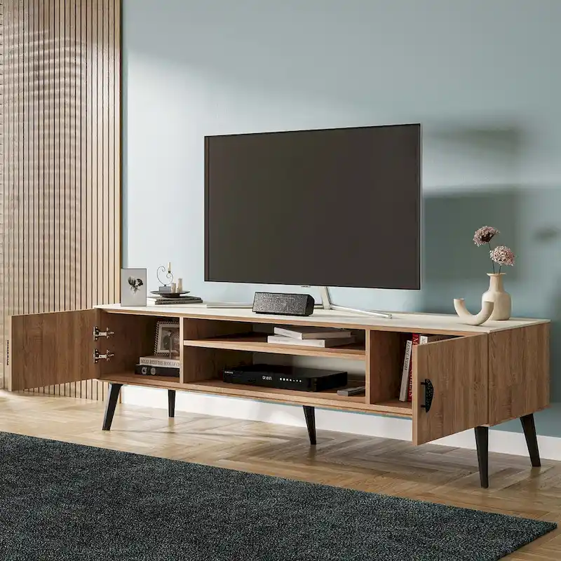 Haley 70.9 Mid-Century Modern TV Stand