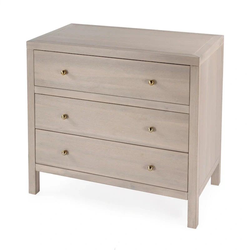 3-Drawer Wood Dresser
