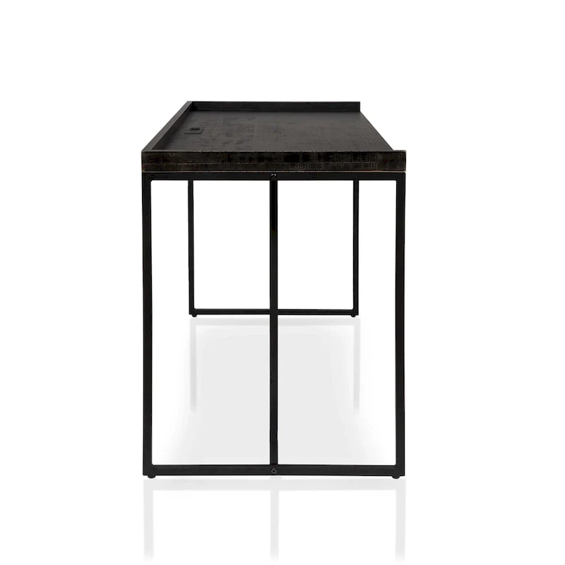 Magnus Industrial 59-inch Metal Computer Desk with USBs by