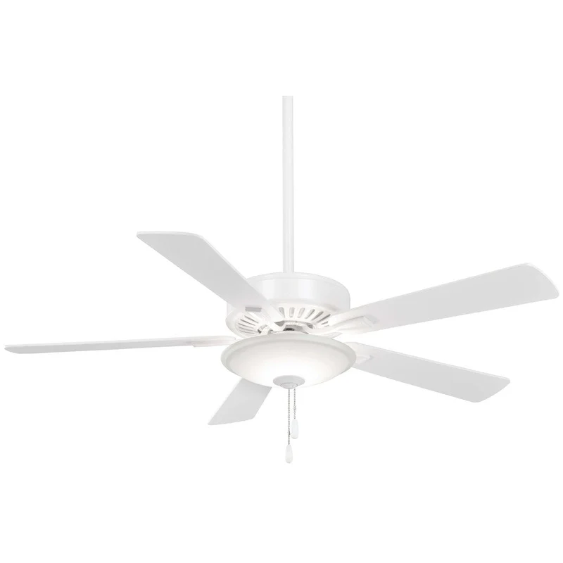 Minka Aire Contractor Uni Pack White 5 Blade 52 Inch LED Ceiling Fan