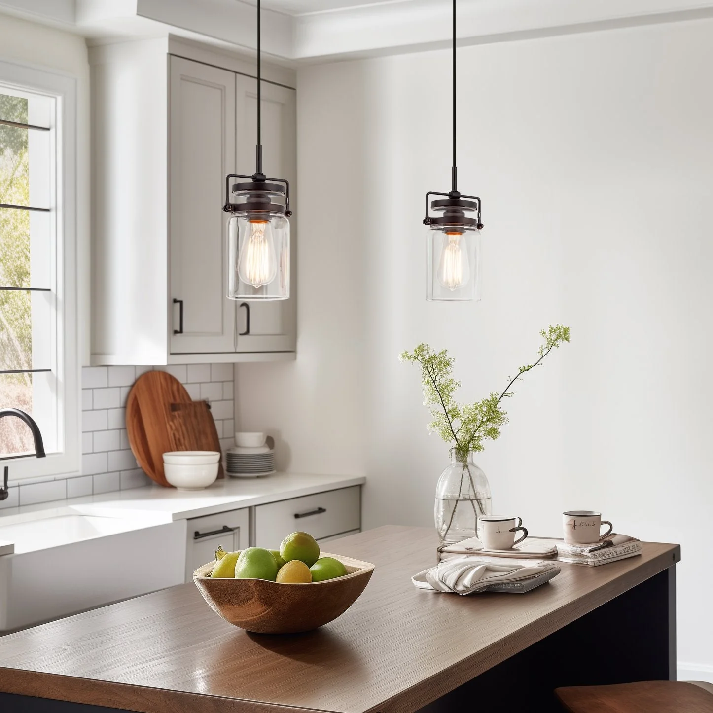 Wyer 8 Modern Industrial / Farmhouse Pendant Light