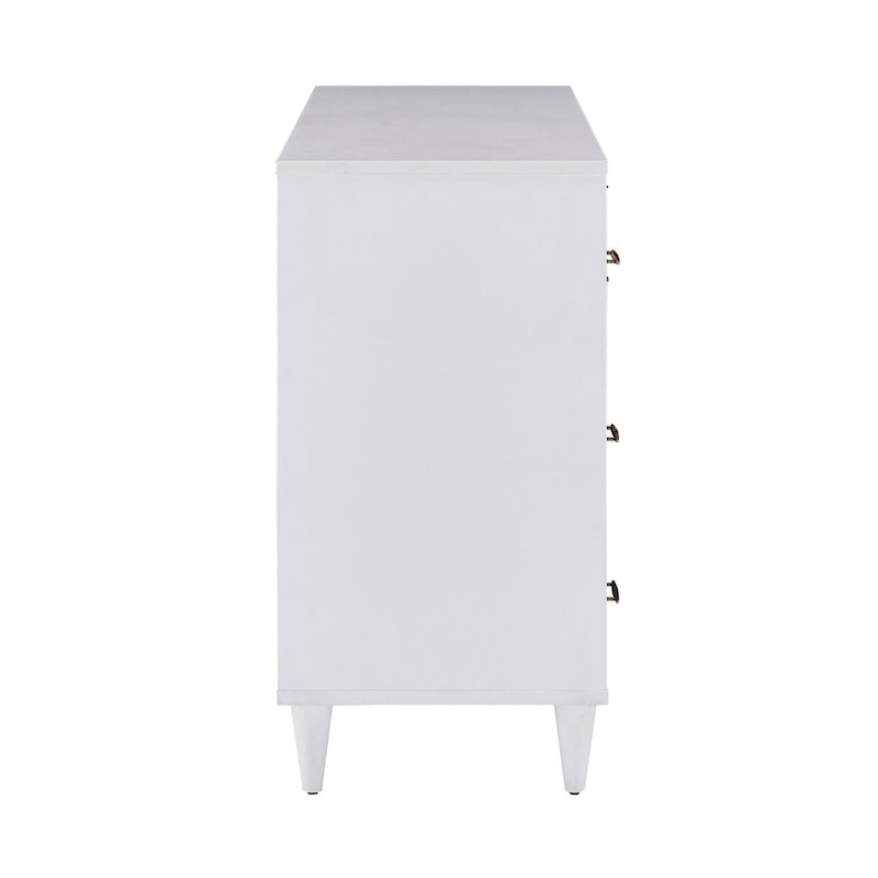 Prudence White and Natural Finish 8-Drawer Dresser by iNSPIRE Q Modern