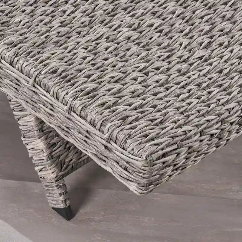 Crete Wicker Chaise Lounge