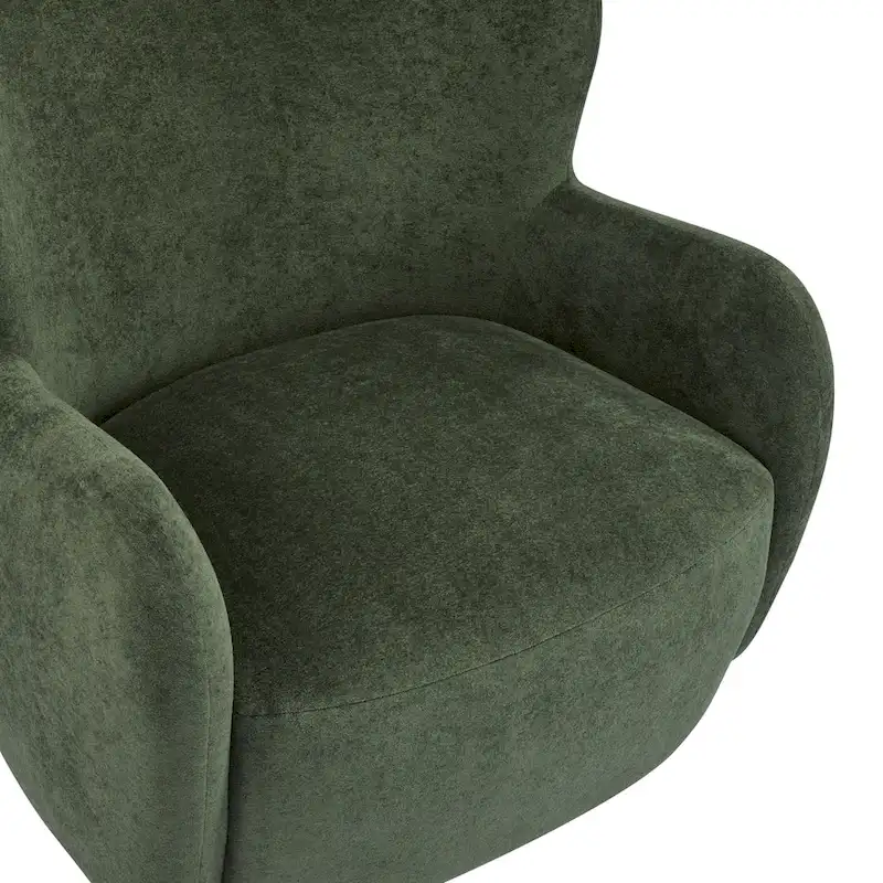 Bacho Fabric Wingback Accent Chair by Christopher Knight Home
