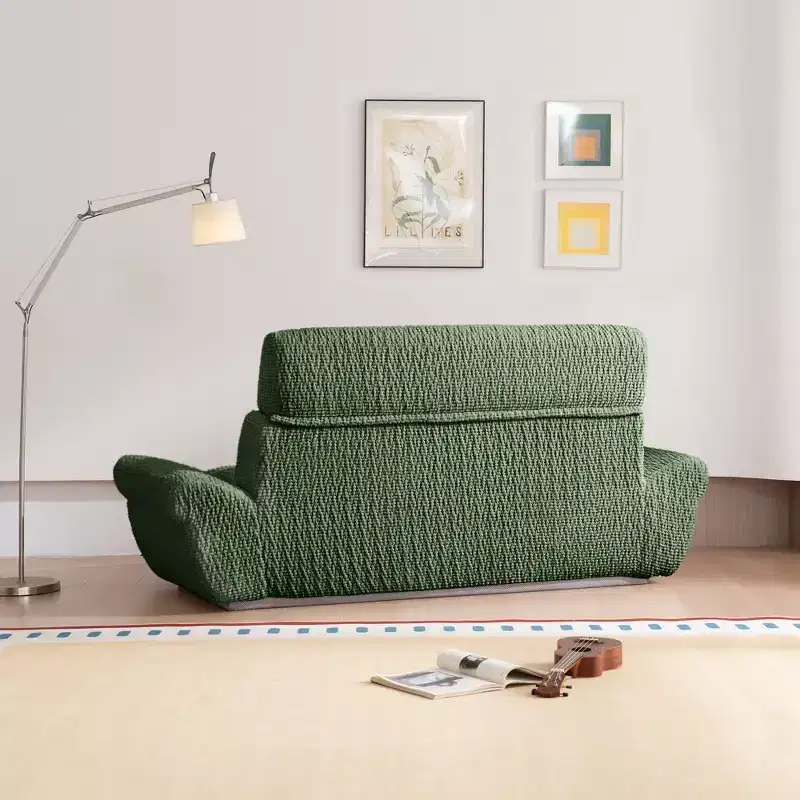 EHMKNP 2-Seater Sailboat Elliptical Sofa  High-Density Compressed Foam Luxury Living Room Couch