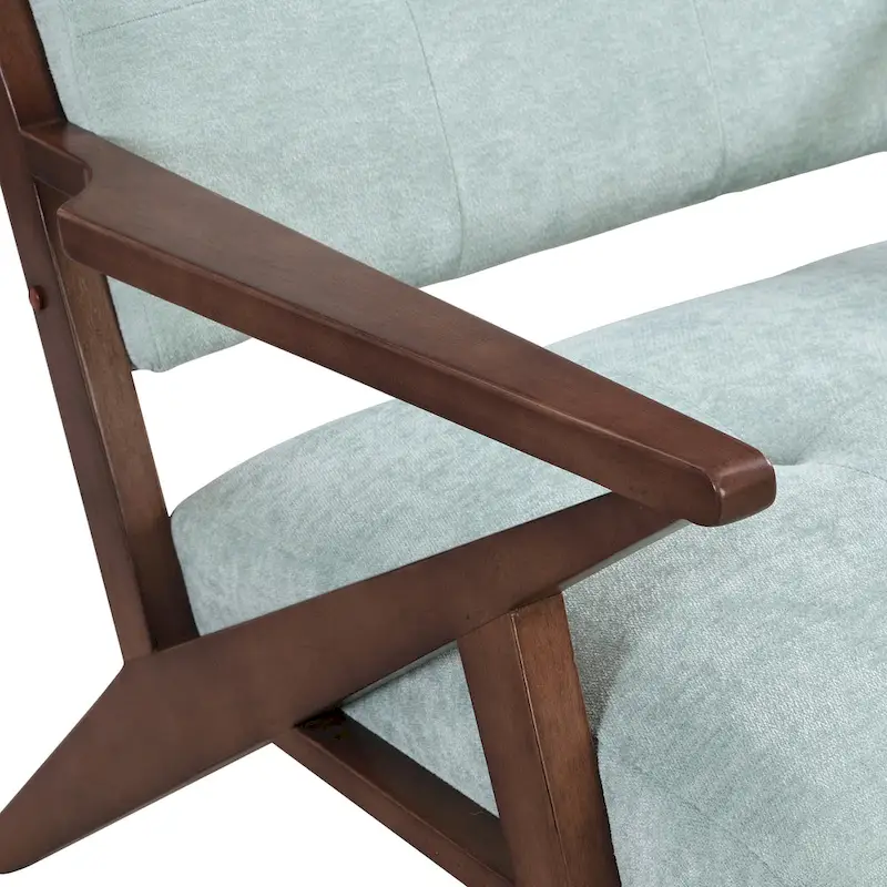 Accent Arm Chair with Wooden Frame