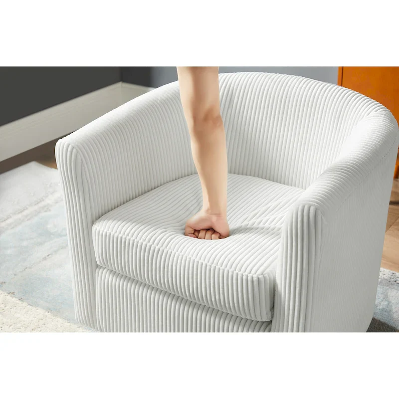 26.38 Swivel Arm Chair with Ottoman