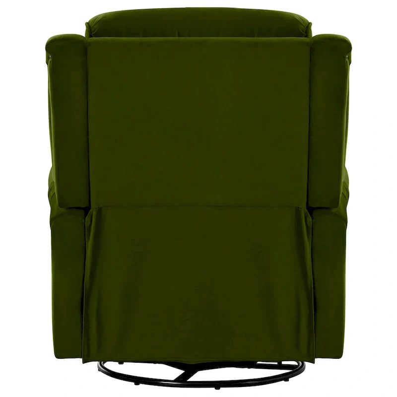 Marloo Modern Swivel Velvet Recliner Chair by Christopher Knight Home