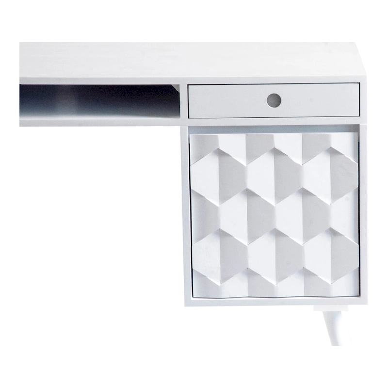 Aurelle Home Oslo Mid-Century Modern Desk