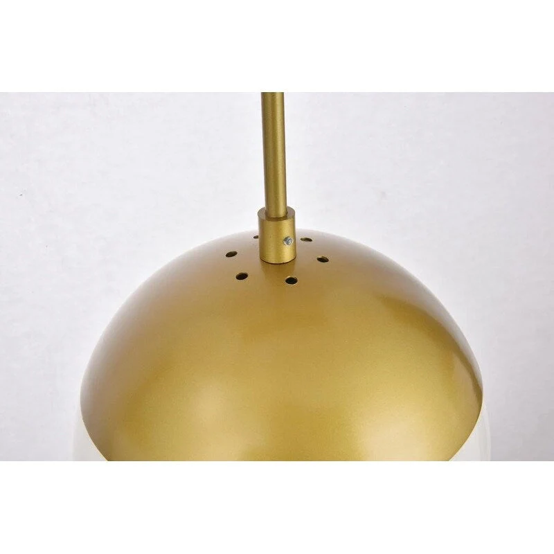 5-Light 42 inch Pendant with Frosted White Glass