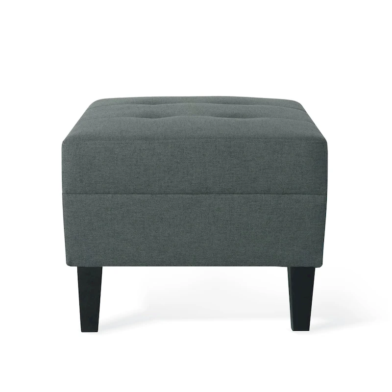 Tiernan Tufted Fabric Ottoman by Christopher Knight Home