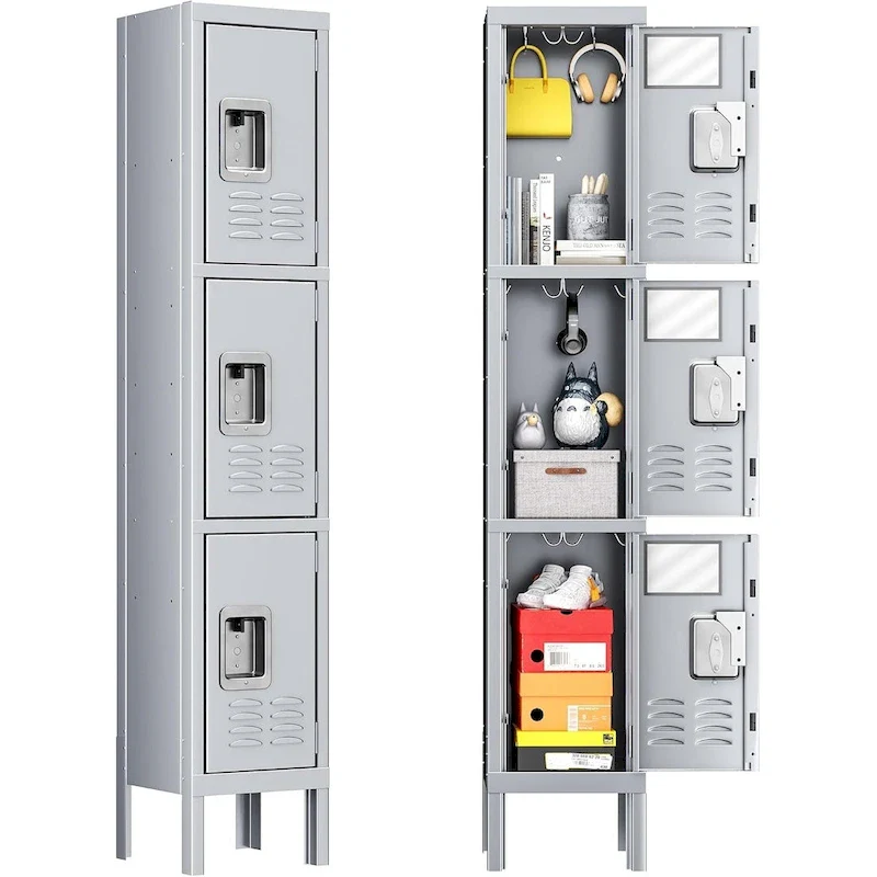 Metal Storage Locker Cabinet with Lock Hasp