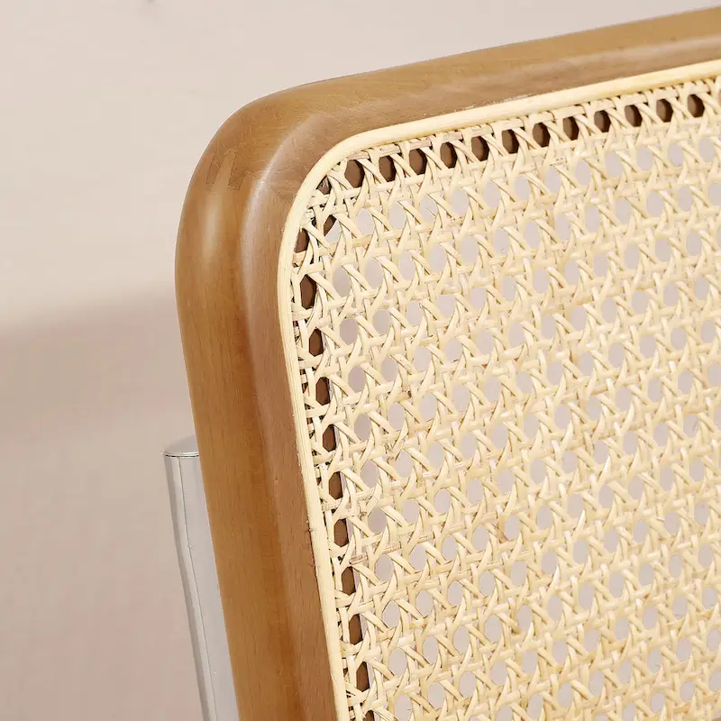 Art Leon Swivel PU Leather and Wooden Accent Chair