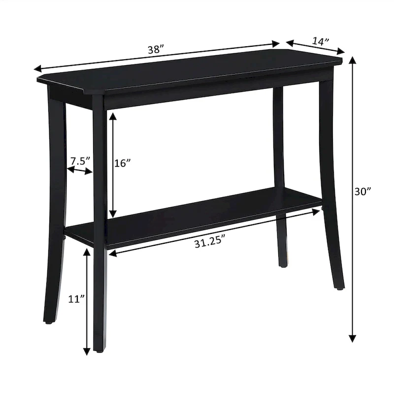Convenience Concepts Designs2Go Baja Console Table with Shelf