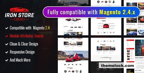 Ironstore v2.2.0 - Best Magento 2 Auto Parts Theme