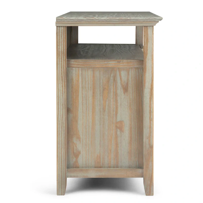 54-Inch Wide Solid Wood Transitional-Style Tv Stand — 54