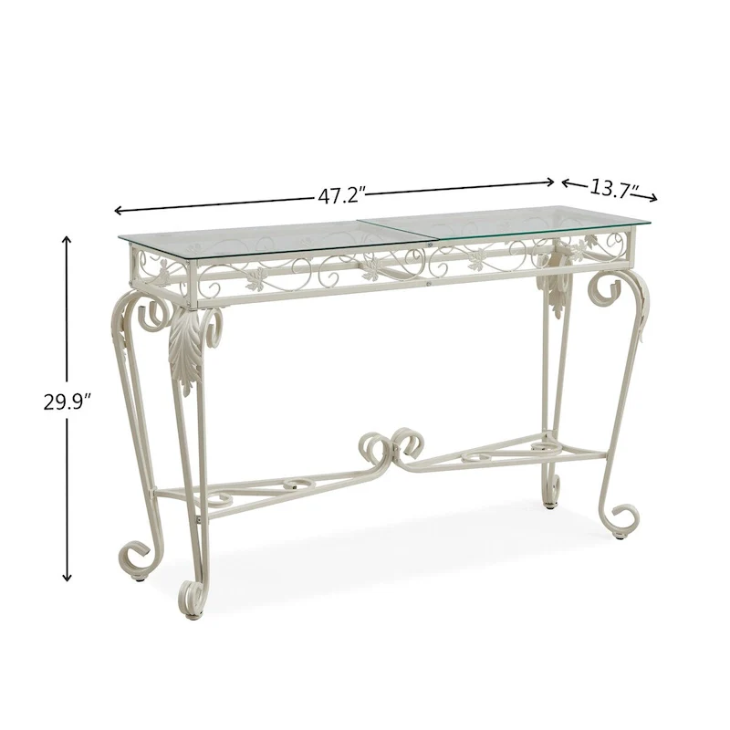 Console Tables for Entryway, Sturdy Hallway Table with Storage