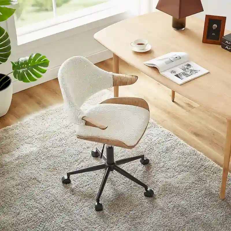 Adjustable and Rolling Desk Chair