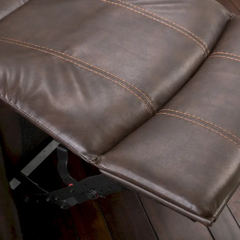 Charlie Bonded Leather Glider Recliner by Christopher Knight Home