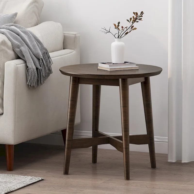 Behrens Indoor Wood End Table by Christopher Knight Home