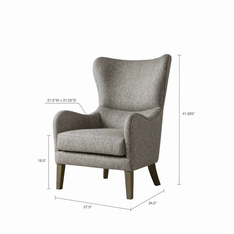 Arianna Swoop Wingback Chair