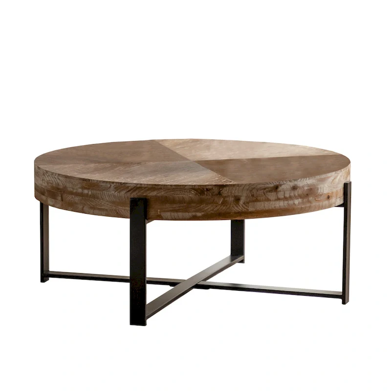 31.29 Modern Retro Splicing Round Coffee Table