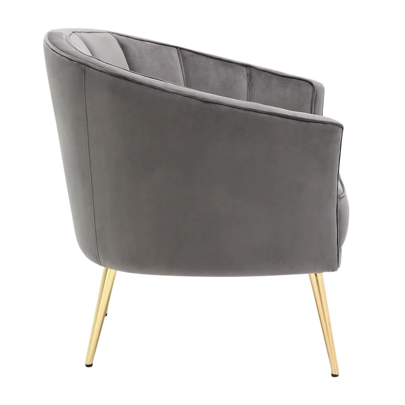 Modern Velvet Accent Chair