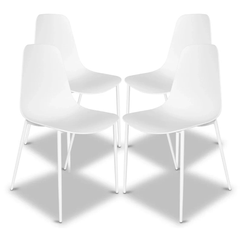 Modern Dining Chairs (Set of 4) - Indoor or Outdoor Use