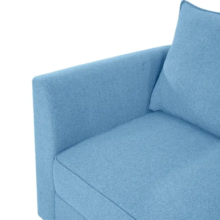 Modern DIY Convertible Modular Sectional Ultimate Sofa Collection - Optional Ottoman Middle and Armrest Modules