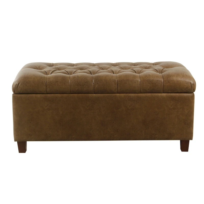 Copper Grove Caluire Button Tufted Storage Bench
