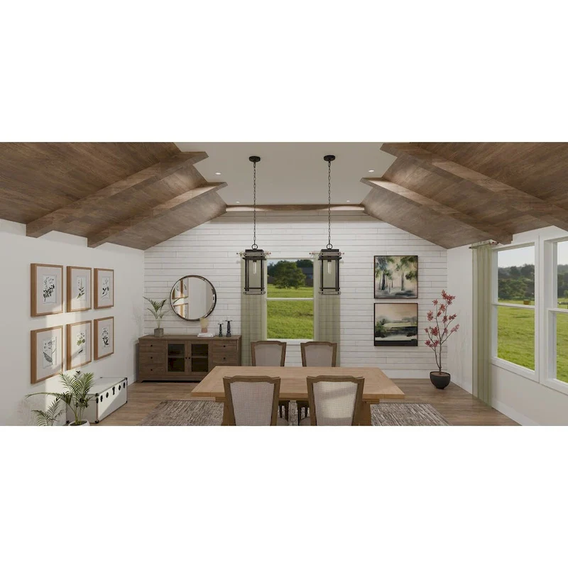 Strader 1-Light Matte Black Mini Pendant Light