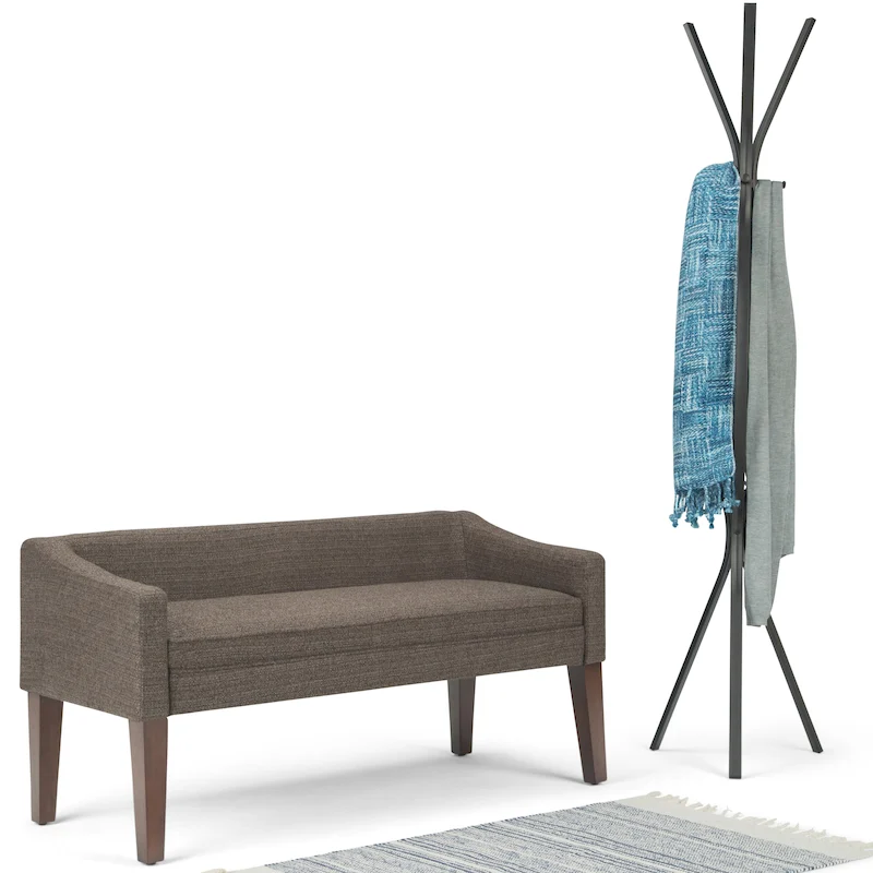 WYNDENHALL Layla 50 inch Wide Contemporary Upholstered Bench - 50 x 22 x 23.8