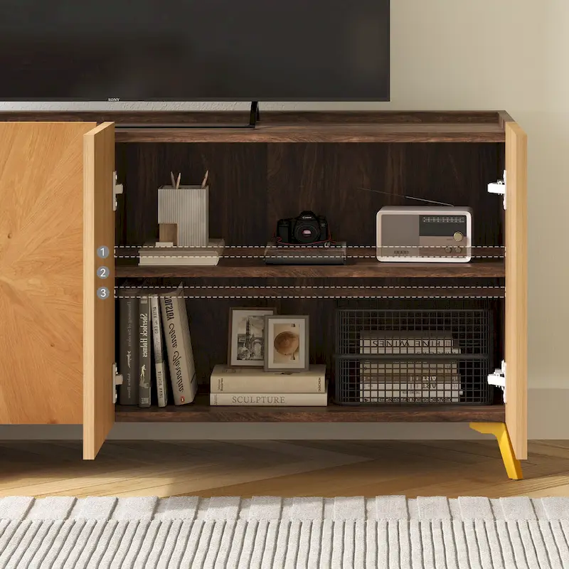 Moasis 63 Solid Wood Sideboard TV Stand