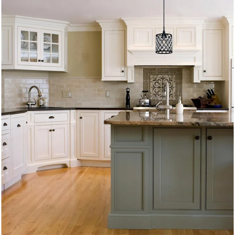 Westinghouse Lighting Waltz One-Light Indoor Mini Pendant, Matte Black Finish with Crystal Accents - 1-Light