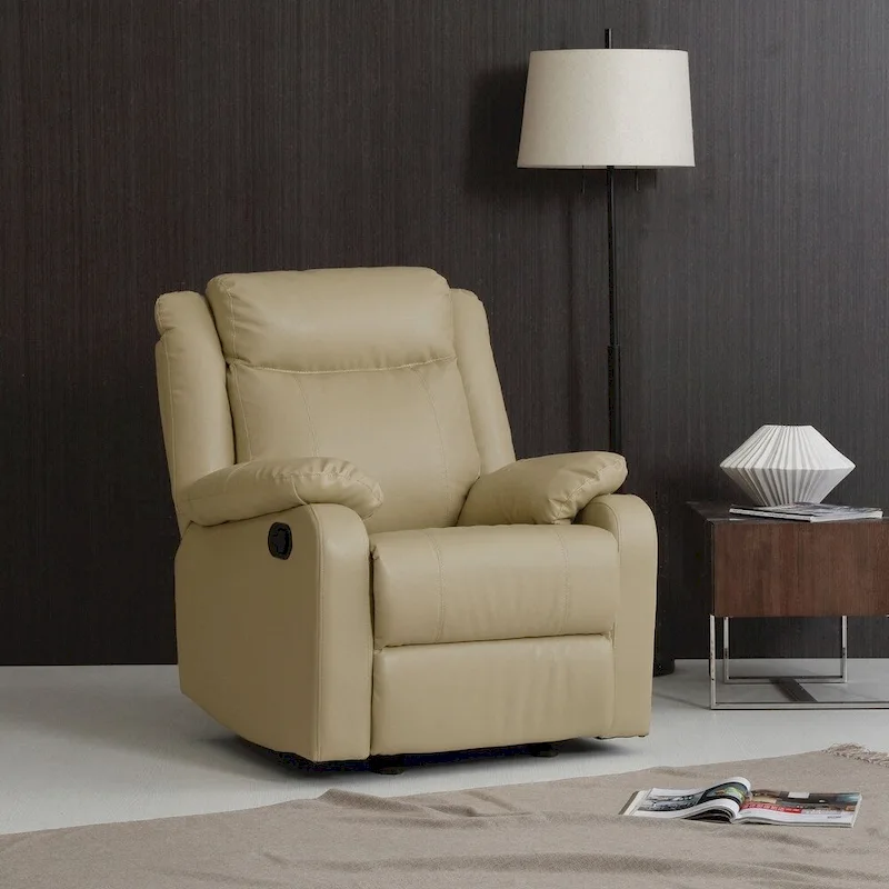 Copper Grove Zug Faux Leather Rocking Recliner