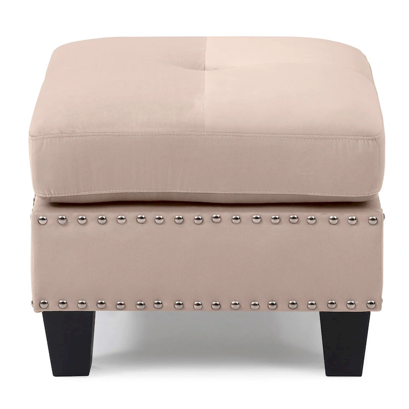 Copper Grove Meharrize Tufted Velvet Ottoman