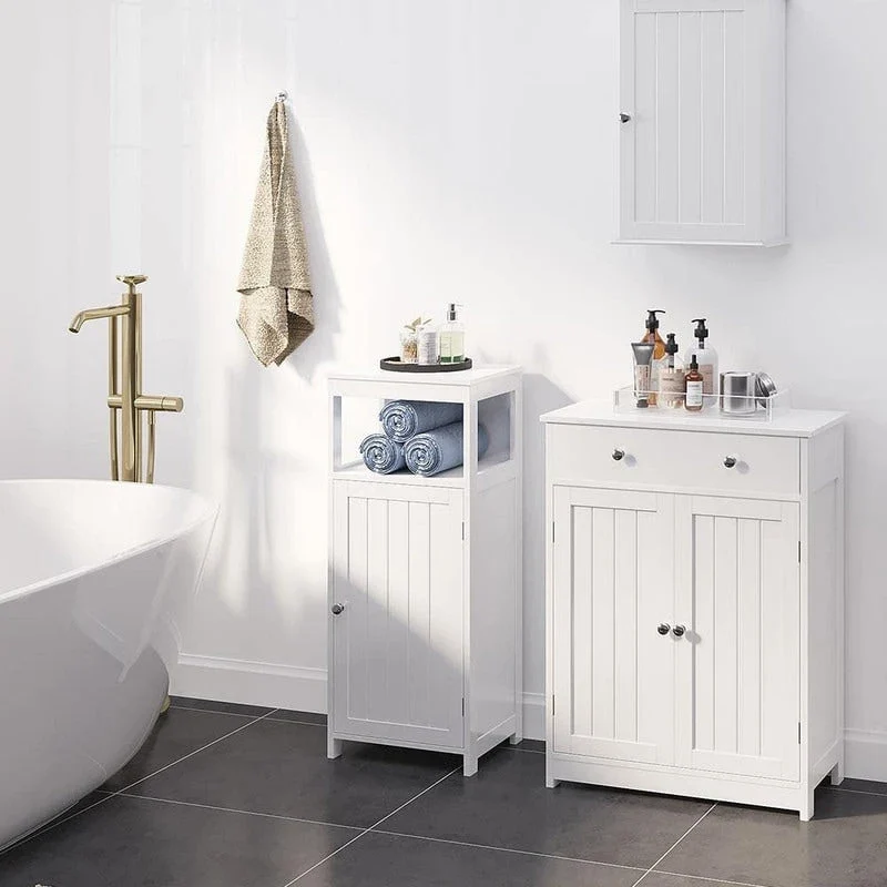 Free Standing Bathroom Cabinet - 11.8D x 23.6W x 31.5H