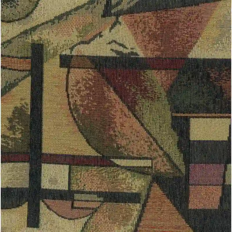 Bali Rattan Swivel Rocker with Tapestry Cushion