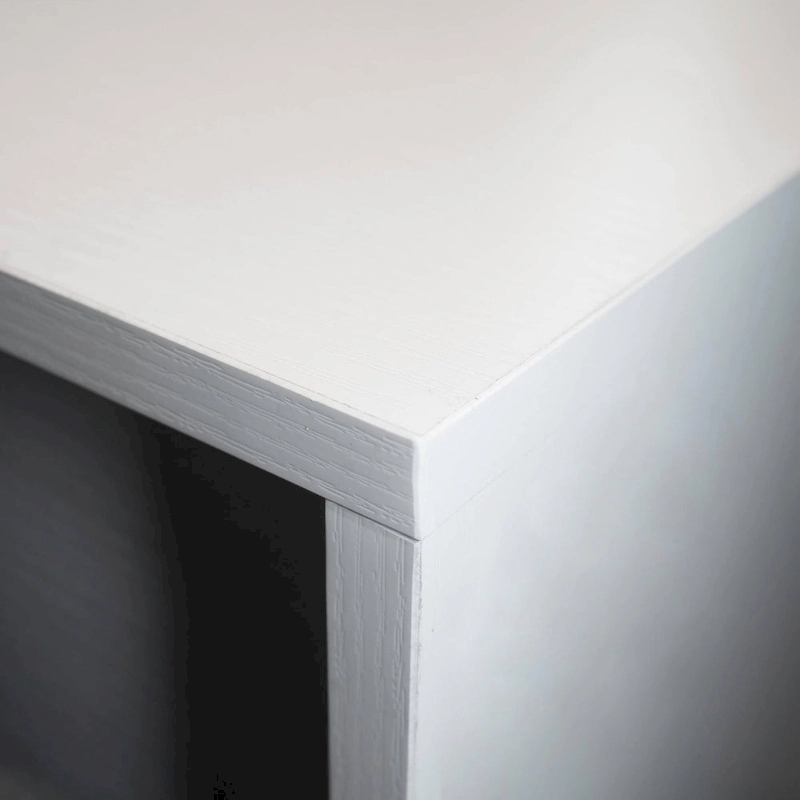 Rochester 2-Drawer 4-Shelf TV Stand Credenza with Iron Legs