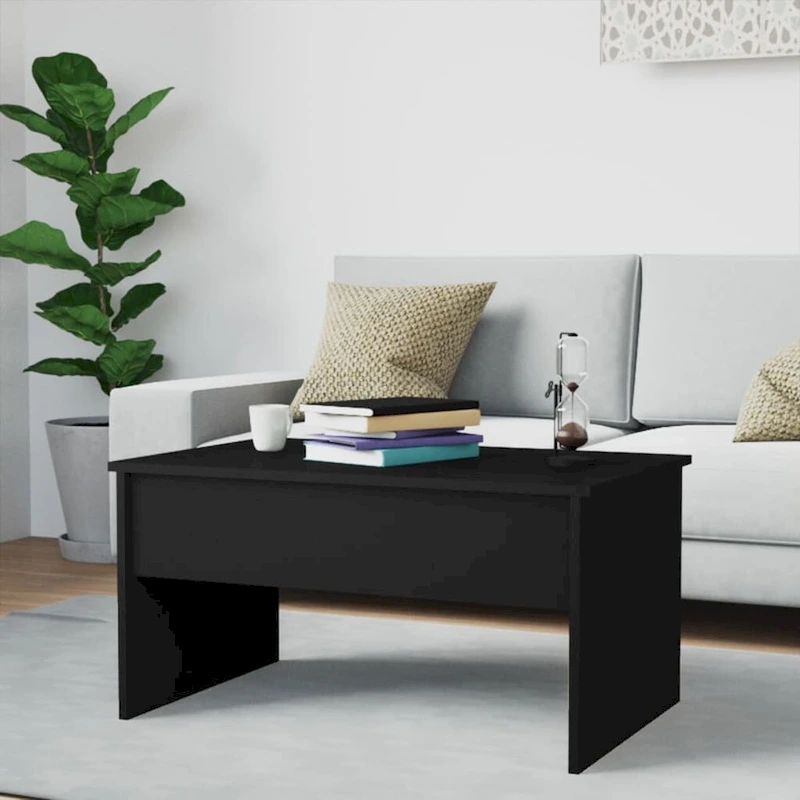 vidaXL Coffee Table Lift Top End Table Accent Side Sofa Table Engineered Wood - 31.5 x 19.9 x 16.3