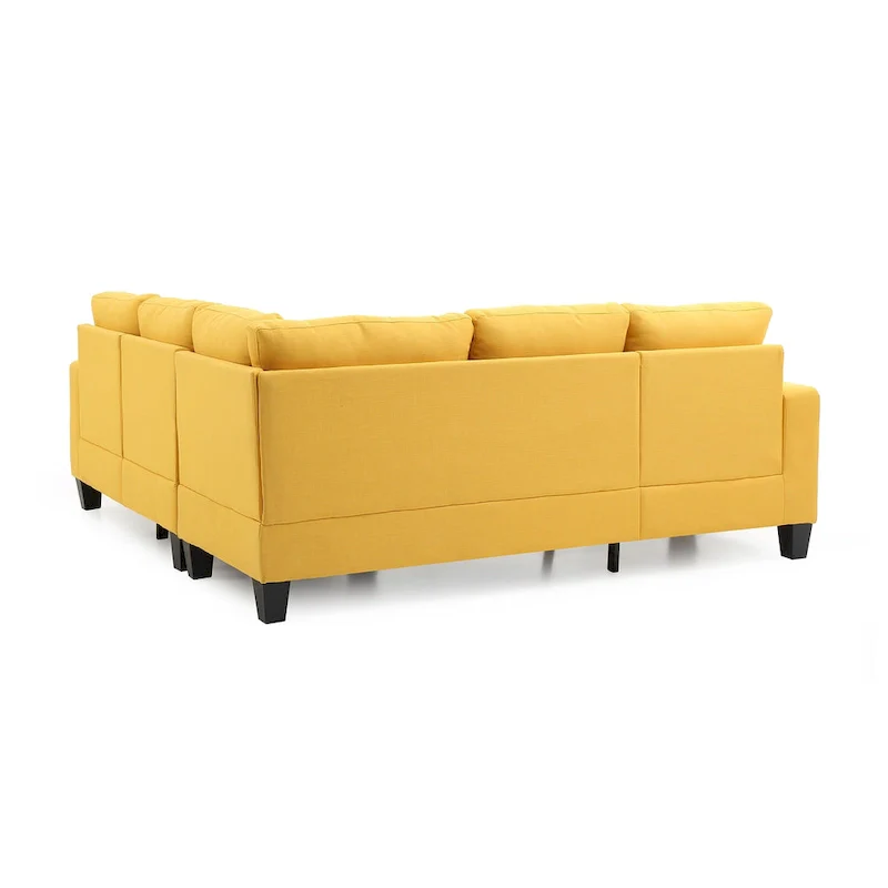 Newbury 82 in. W 2-piece Polyester Twill L Shape Sectional Sofa - 32L x 82W x 35H