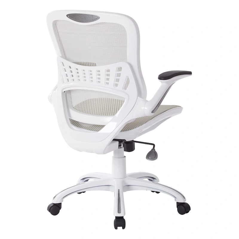 Riley Office Chair with White Mesh Seat and Back