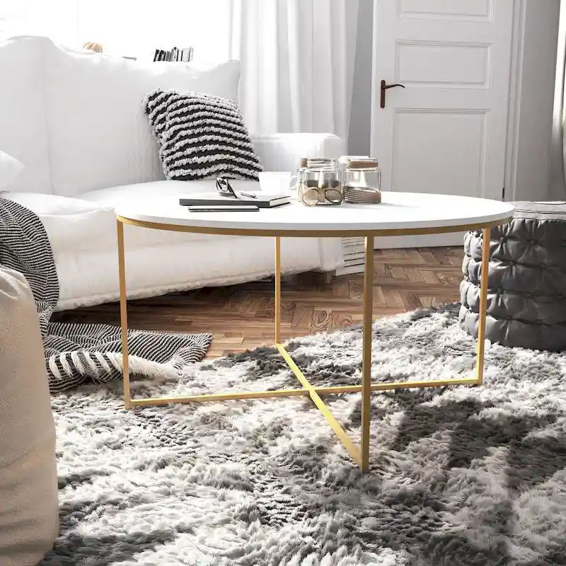 Signature Design by Ashley Coylin Cocktail Table - Tempered Glass Table