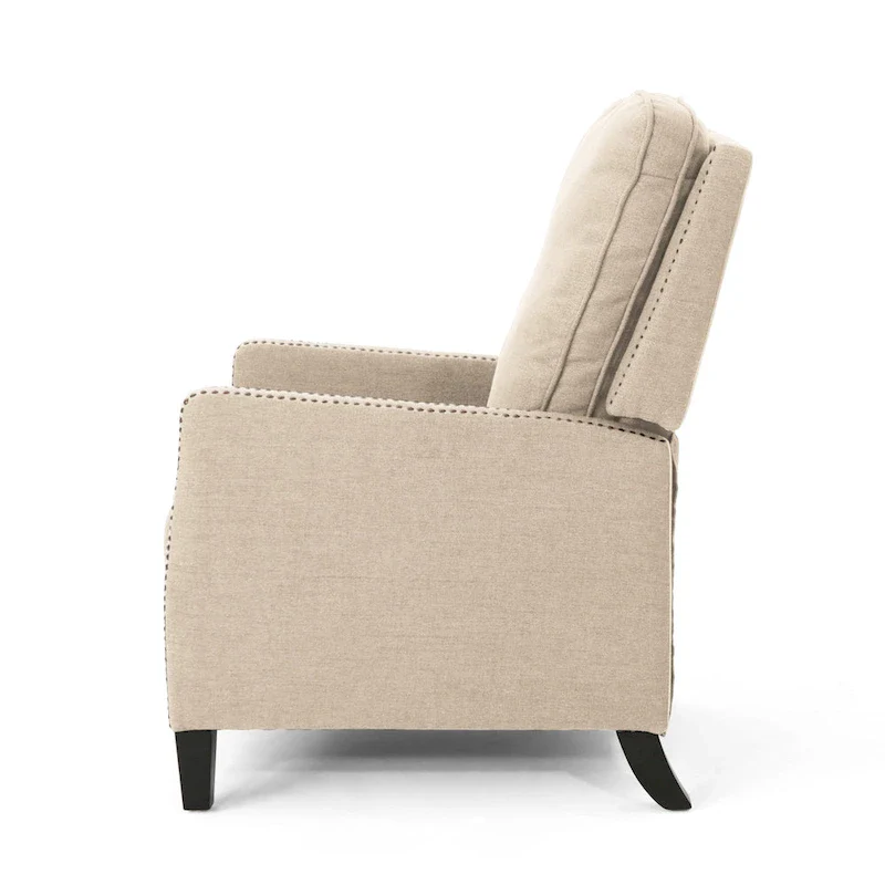 Cecelia Traditional Fabric Pushback Recliner by Christopher Knight Home
