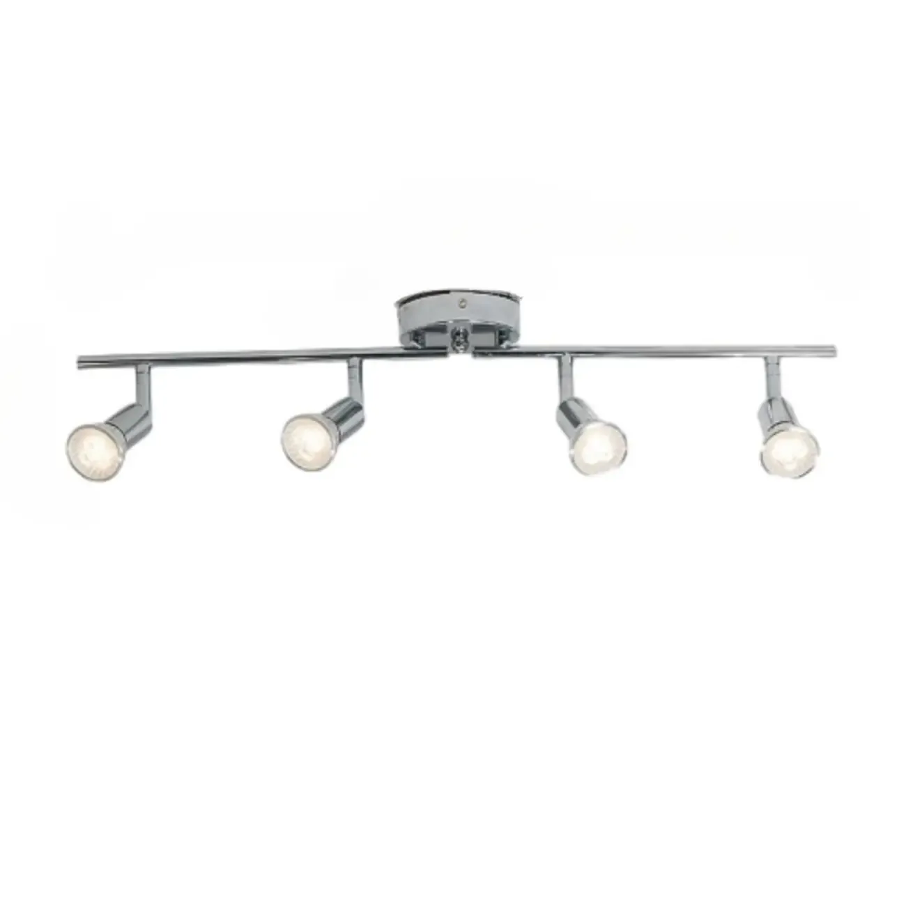Adjustable Modern Chrome Semi Flush Mount Ceiling Track Light