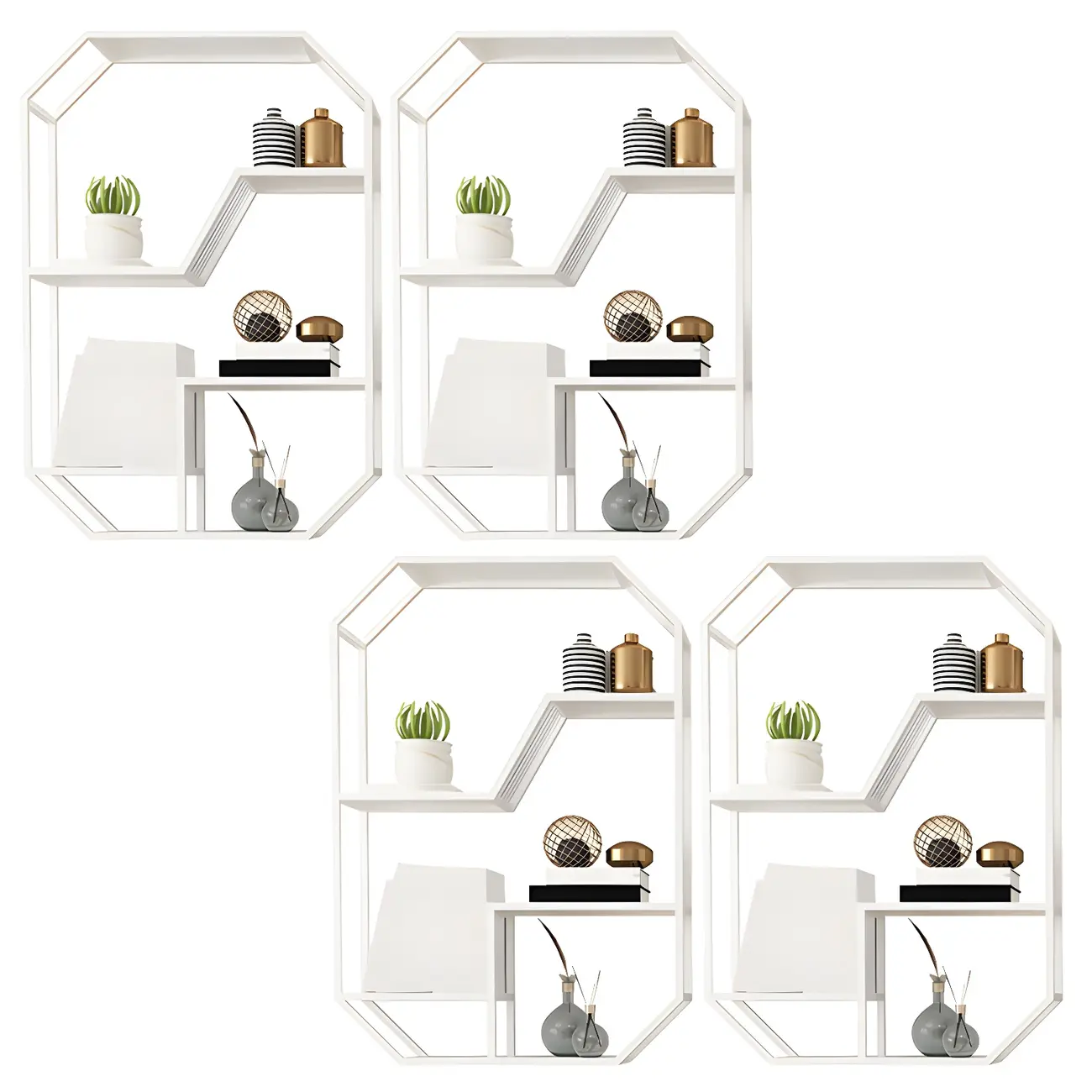 Simple Metal Black Wall-Mounted Wine Bottle Rack