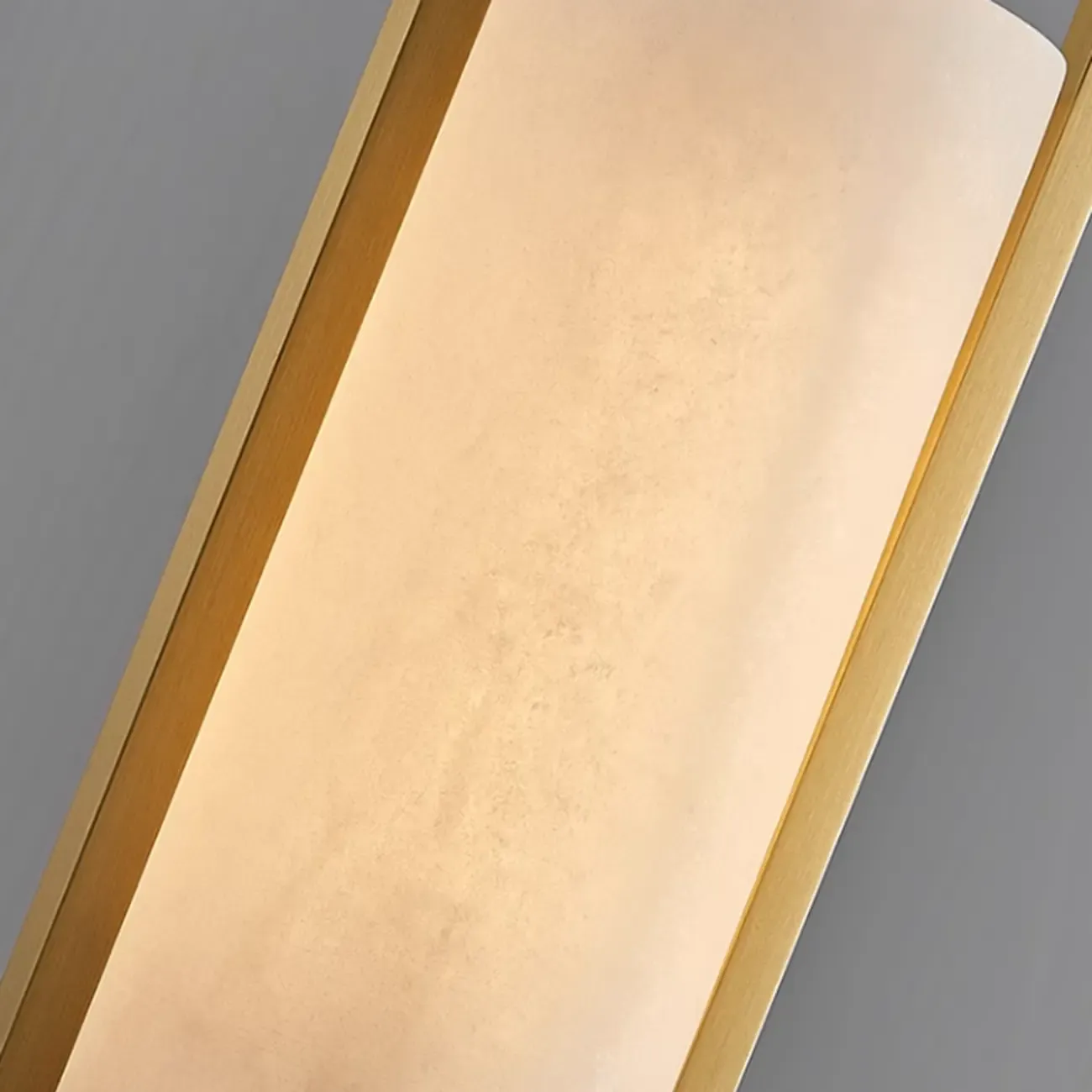 Exquisite Cylinder Gold Alabaster Hanging Pendant Light